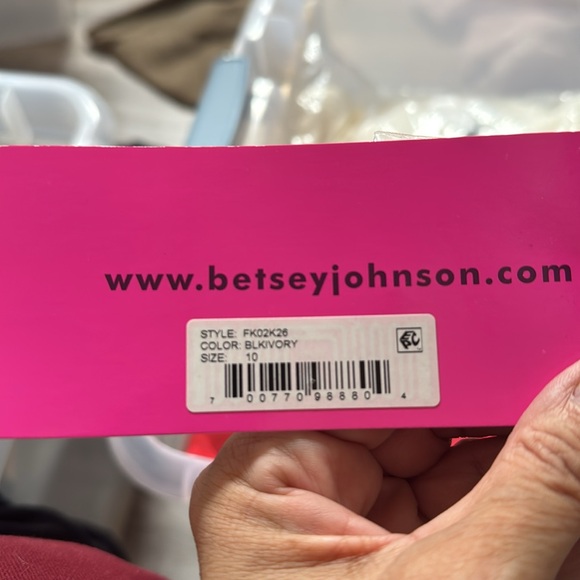 NWT Betsey Johnson color block scuba crepe dress - Picture 5 of 6